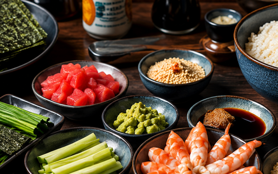 ¿Qué insumos usar para un sushi profesional?
